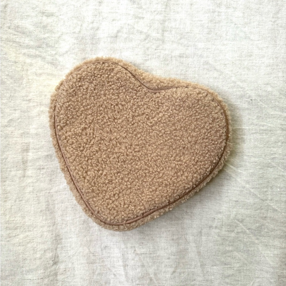 Stoney Clover Sherpa Heart Pouch